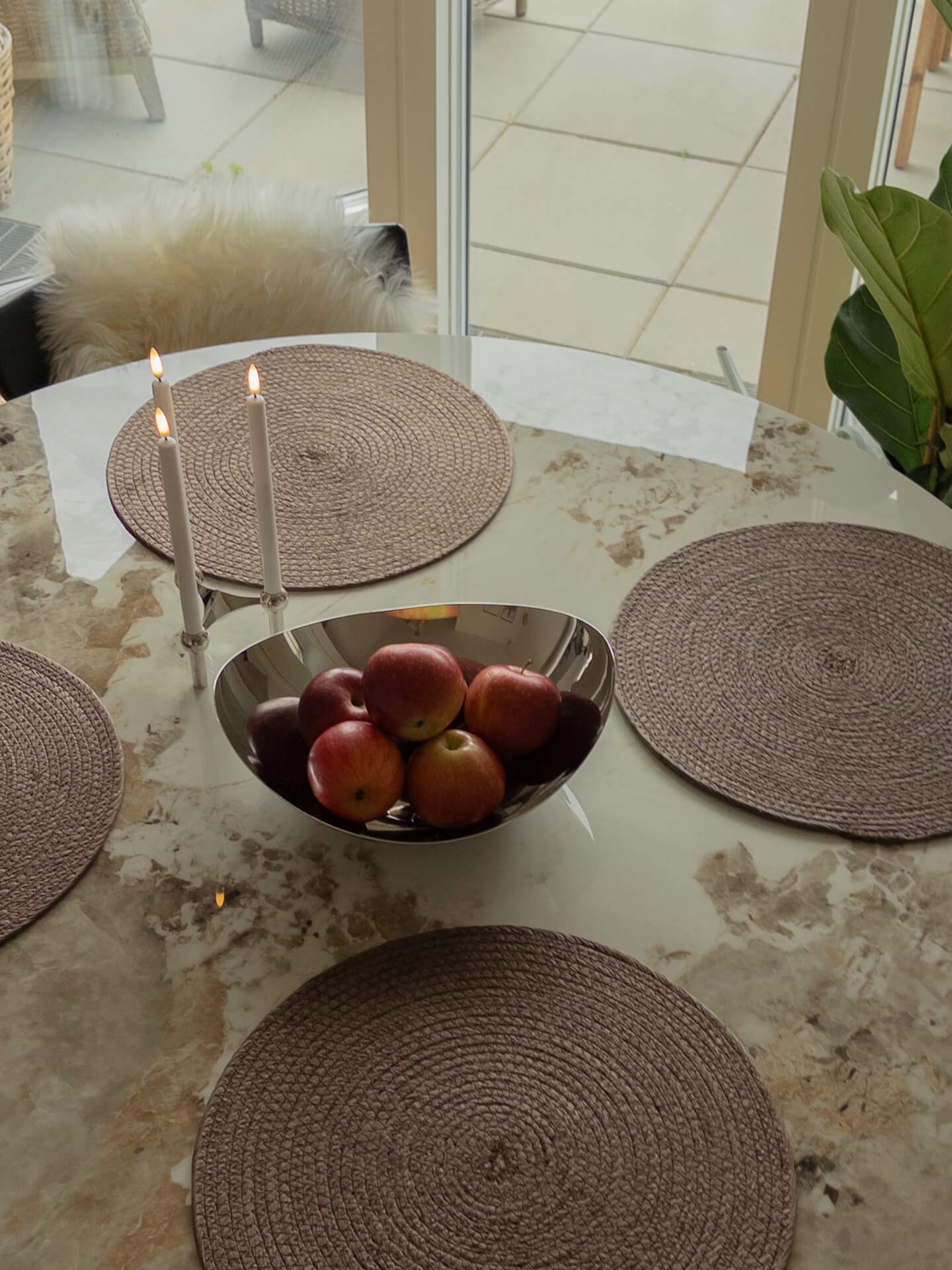 Måne Frugtskål - Stor 30cm