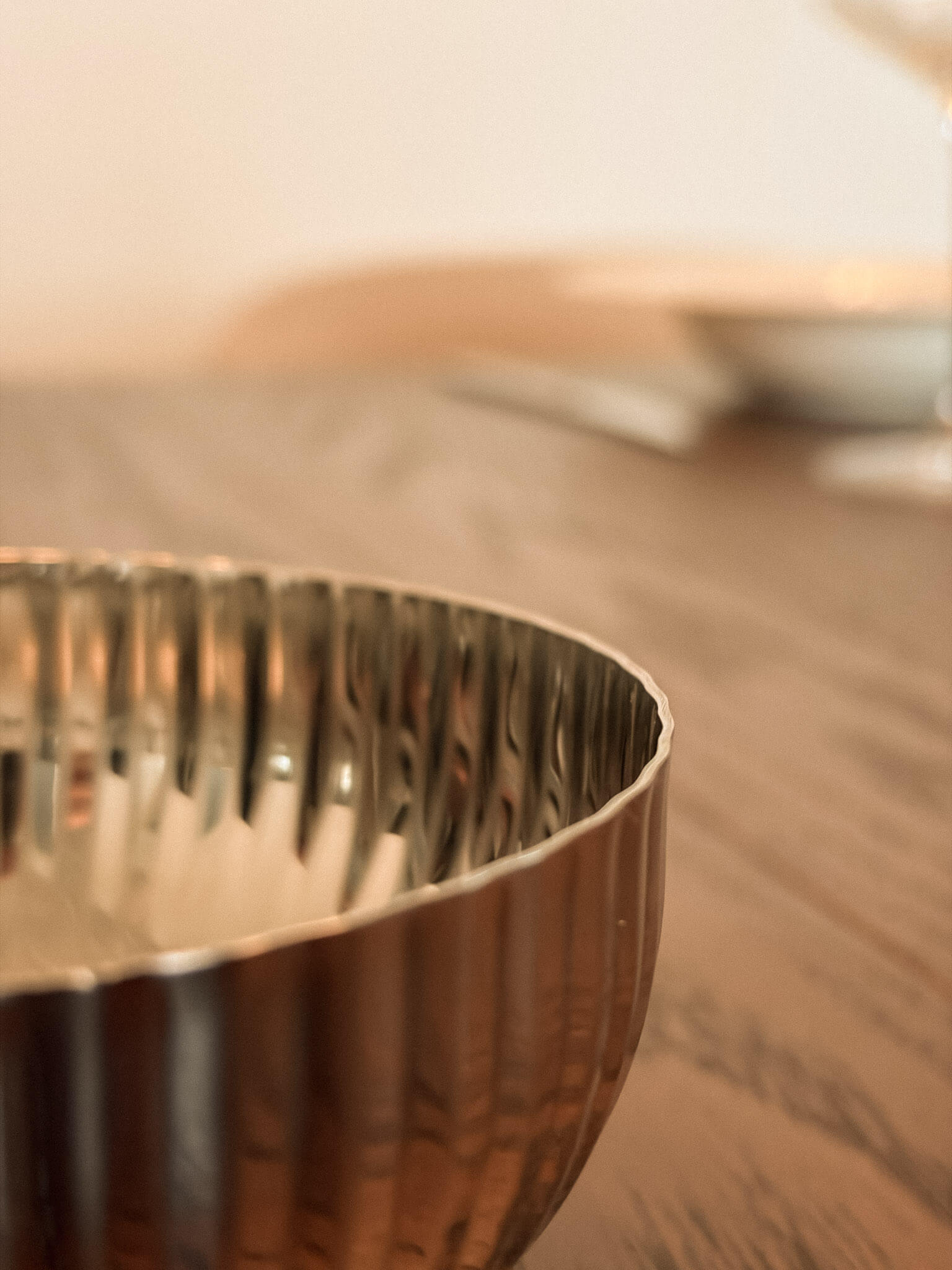 Lille Serveringsskål 10cm - Riflet